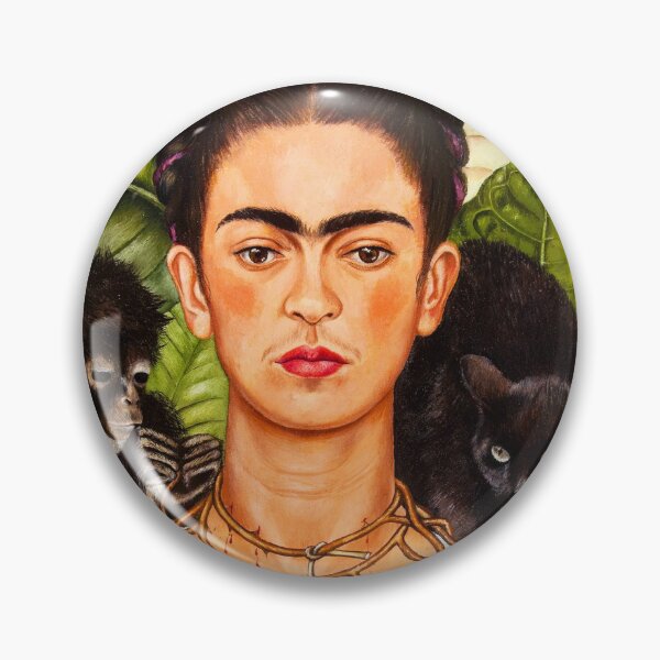 Item preview, Frida Kahlo – Self-Portrait with Monkeys  designed and sold by VenusArt7.