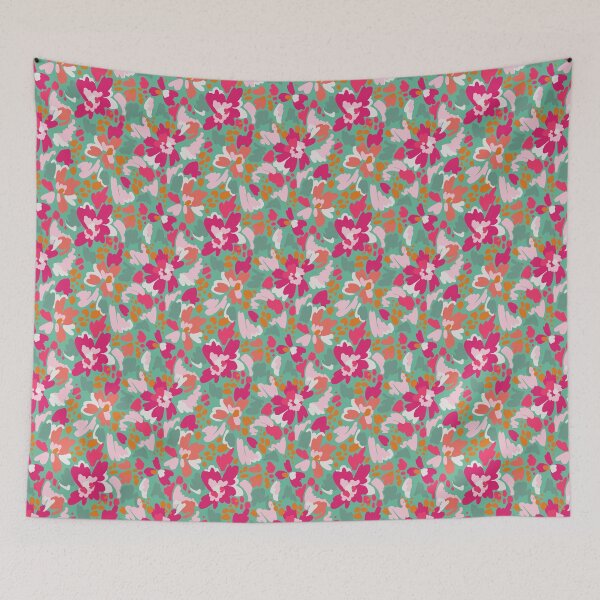 Item preview, Pink Flower Seamless Pattern Design designed and sold by Zaya_art.