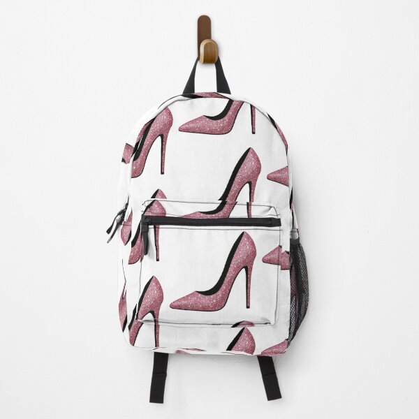 Item preview, Pink glitter high heels - fashion motif designed and sold by Pineapple-Tree.