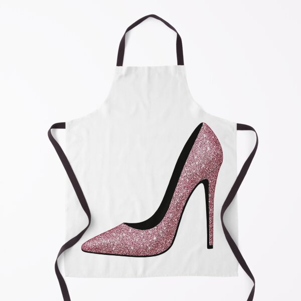 Item preview, Pink glitter high heels - fashion motif designed and sold by Pineapple-Tree.