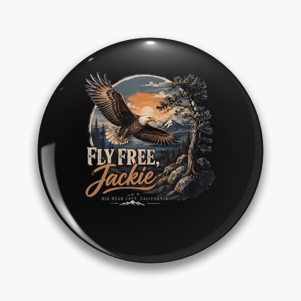 Item preview, Jackie Fly Free Big Bear Eagle Forever Our Queen Memorial designed and sold by MOHAMED AKKAR.