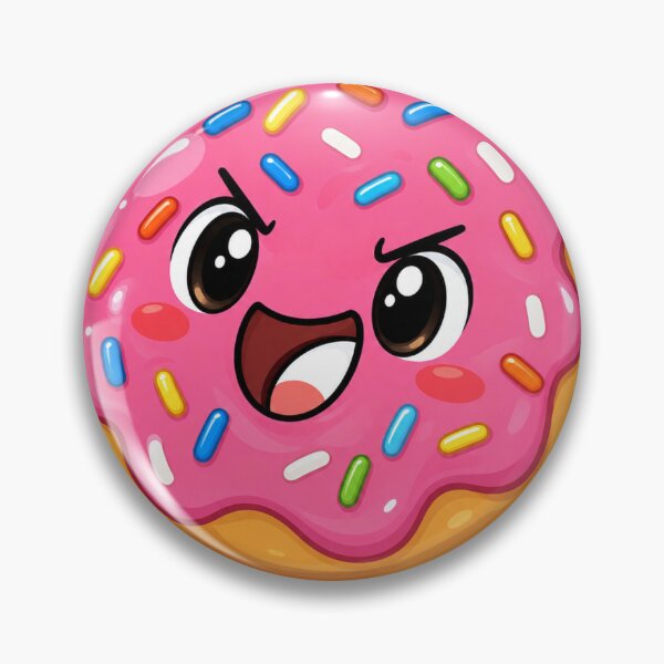 Item preview, Funny Running Pink Sprinkle Donut designed and sold by Creativeworksuk.