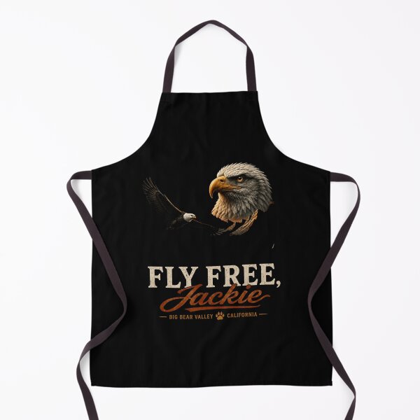 Item preview, Fly Free Jackie, Big Bear Eagle Memorial, Bald Eagle designed and sold by perkmingStudio.