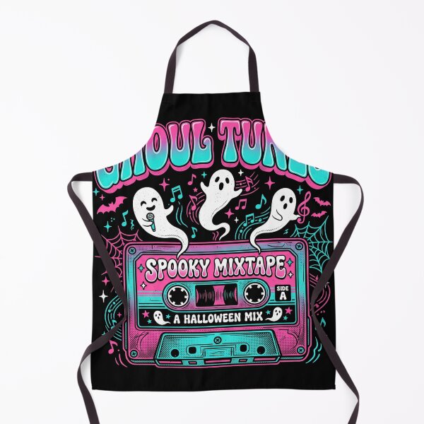 Item preview, Ghoul Tunes Spooky Mixtape Retro Cassette Ghost Halloween designed and sold by TeNovaStudio.