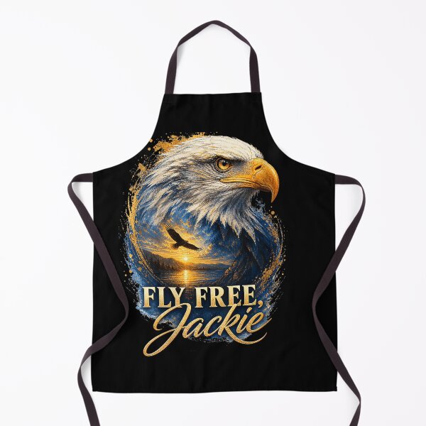 Item preview, Fly Free Jackie Big Bear Bald Eagle Memorial Tribute designed and sold by MOHAMED AKKAR.