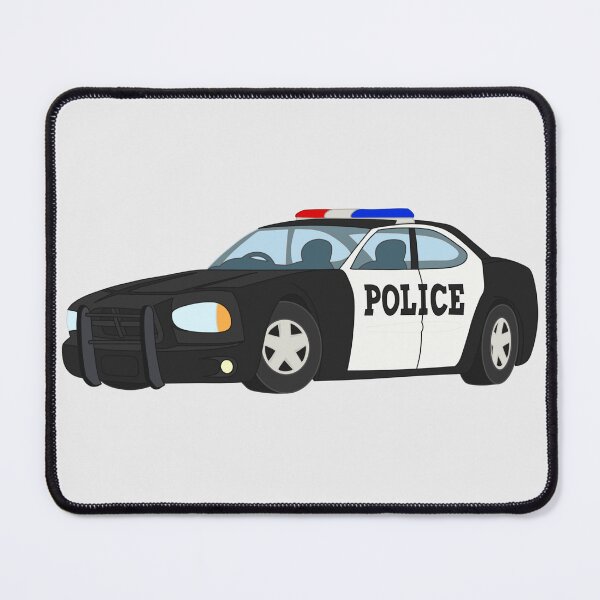 Item preview, Friendly Blue Police Car designed and sold by AchtungStudio.