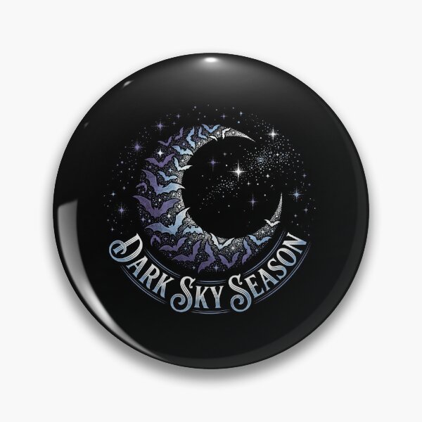 Item preview, Dark Sky Season Crescent Moon Bats Celestial Halloween designed and sold by TeNovaStudio.