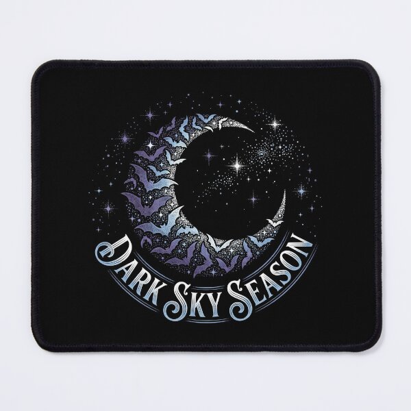 Item preview, Dark Sky Season Crescent Moon Bats Celestial Halloween designed and sold by TeNovaStudio.