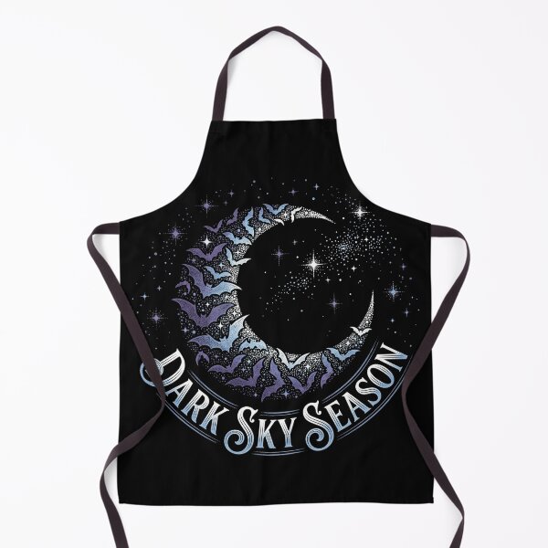 Item preview, Dark Sky Season Crescent Moon Bats Celestial Halloween designed and sold by TeNovaStudio.