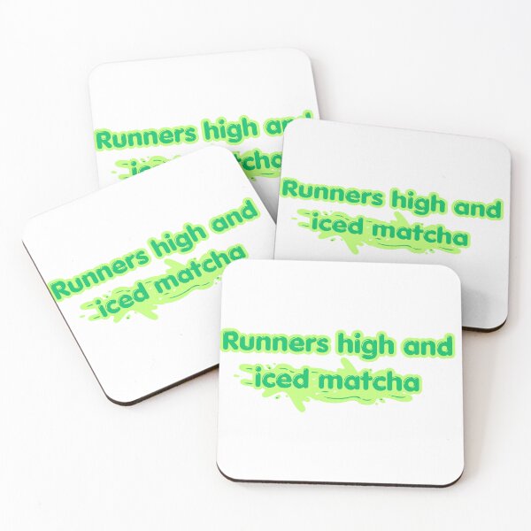 Item preview, Runners High and Iced Matcha Wellness Aesthetic designed and sold by NotYourClub.