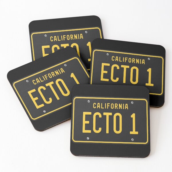 Item preview, California License Plate ECTO 1 designed and sold by ELAINEMARTIN72.