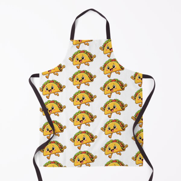 Item preview, Funny Happy Running Taco Design designed and sold by Creativeworksuk.