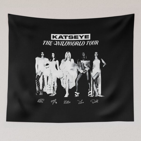 Item preview, KATSEYE Wild World Tour Shirt designed and sold by MichaelAdamArt.