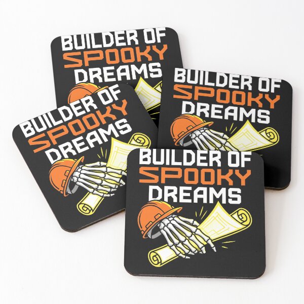 Item preview, Builder Of Spooky Dreams Skeleton Construction Hard Hat Halloween designed and sold by TeNovaStudio.