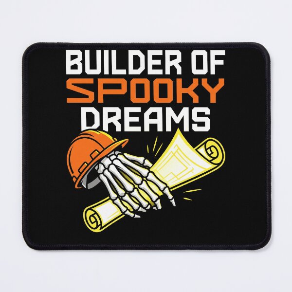 Item preview, Builder Of Spooky Dreams Skeleton Construction Hard Hat Halloween designed and sold by TeNovaStudio.
