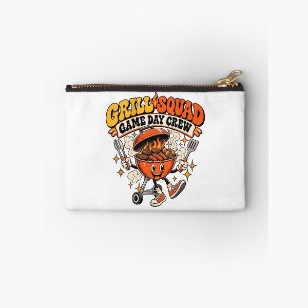 Item preview, Grill Squad Game Day Crew Funny Tailgate BBQ Retro Groovy Cookout Tailgating Party designed and sold by ZIGLWORKS.