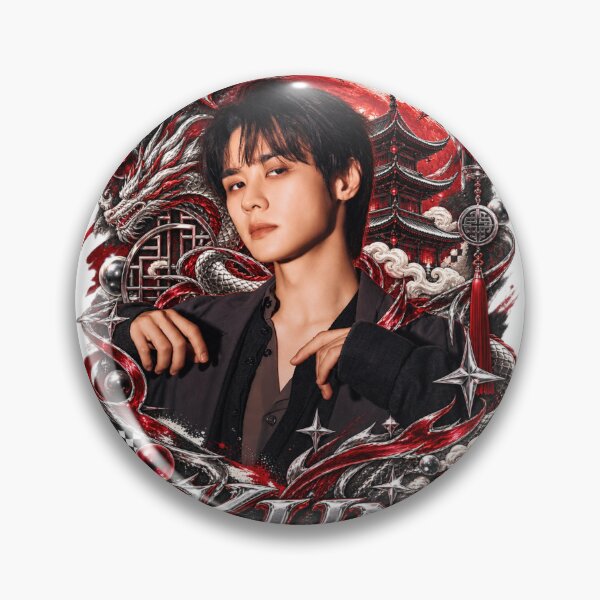 Item preview, WayV Kun Vision Wings Red Horizon Graphic Tee designed and sold by Valeree Store.