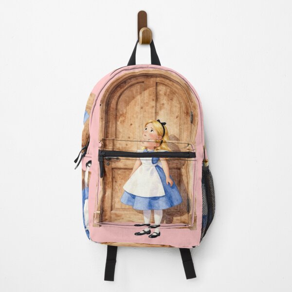 Item preview, Alice at the Wooden Door Watercolor Alice in Wonderland Art designed and sold by WildArtIT.
