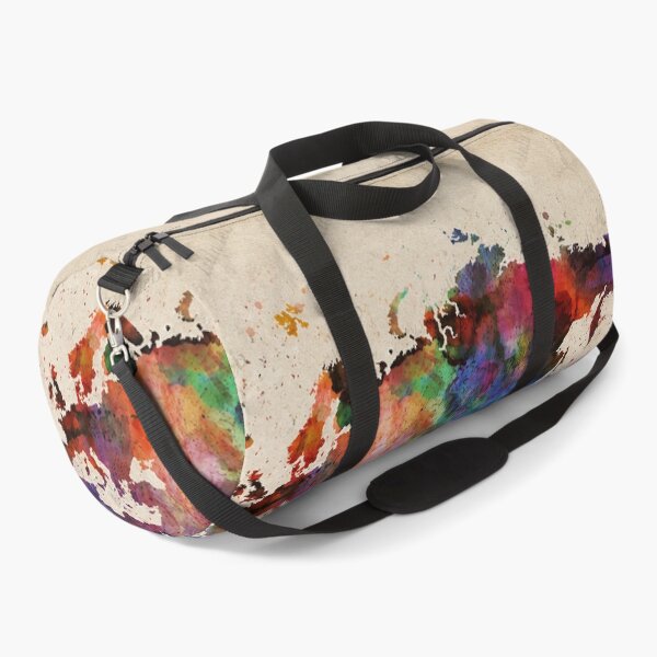 Item preview, Vintage World map color splash designed and sold by LuluLeb.
