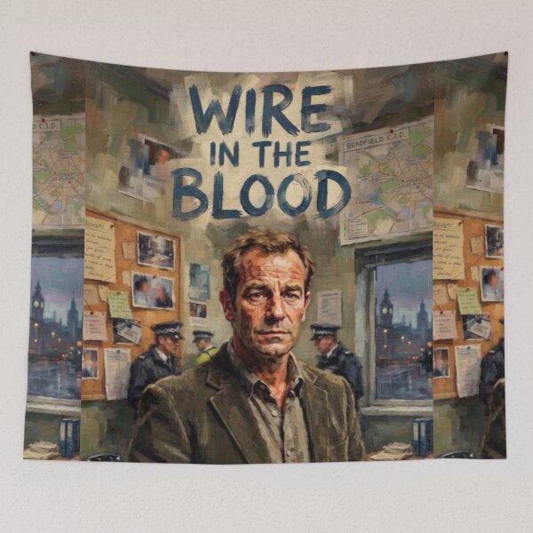 Item preview, Wire in the Blood Crime Thriller Fine Art Tribute designed and sold by Art's Diner.