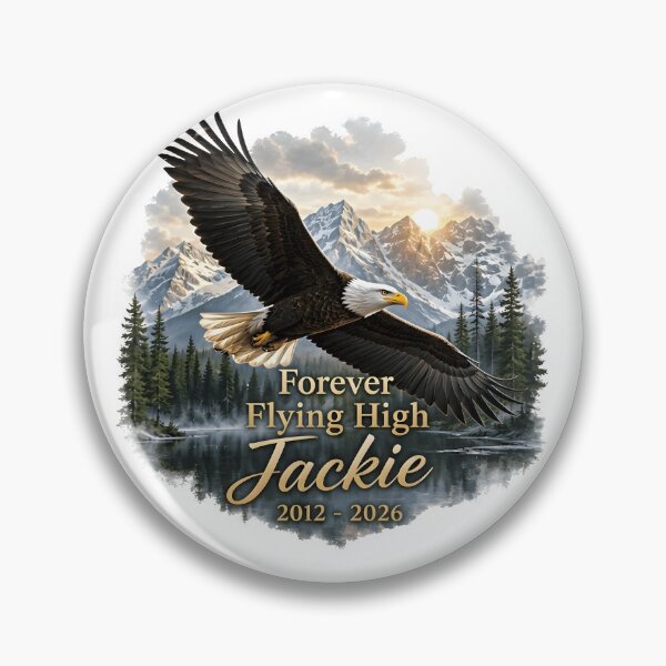 Item preview, Jackie Bald Eagle Memorial Shirt designed and sold by MichaelAdamArt.