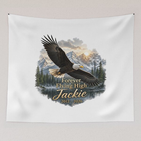 Item preview, Jackie Bald Eagle Memorial Shirt designed and sold by MichaelAdamArt.