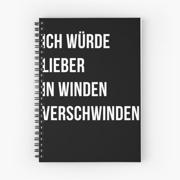 Item preview, Four Line White German Text On Plain Black Surface designed and sold by HarryTorp.