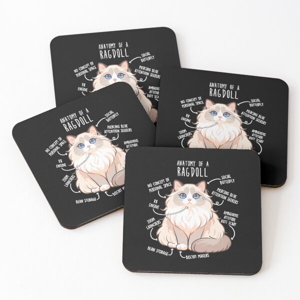 Item preview, Anatomy of a Ragdoll Cat Funny Pet Owner Gift designed and sold by Dmo3HarkoArt.