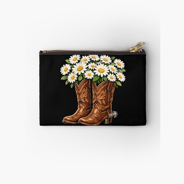 Item preview, Cowboy boots with daisy flower design designed and sold by Pineapple-Tree.