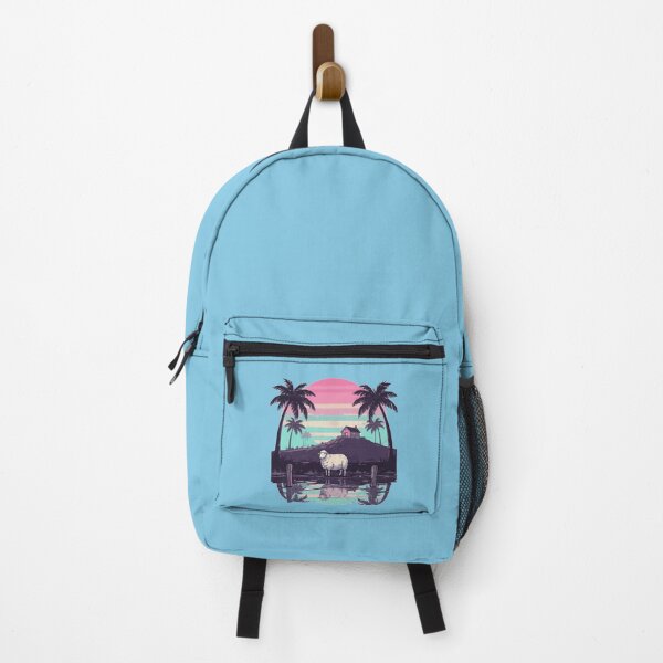 Item preview, Vaporwave Sunset Sheep designed and sold by KungPowUnicorn.