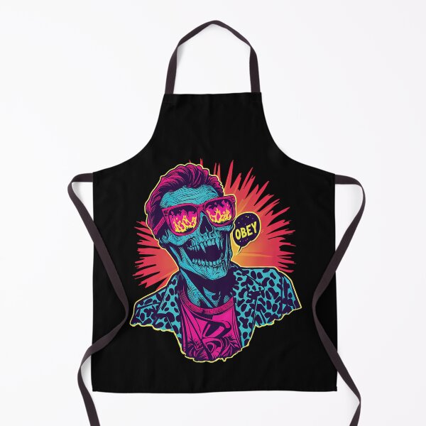 Item preview, Vibrant Alien Skeleton Wearing Sunglasses Neon designed and sold by rikimaru725.