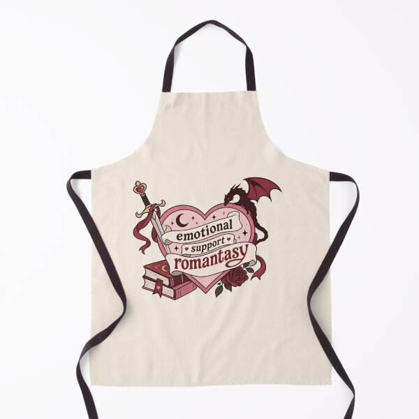 Item preview, Emotional Support Romantasy Romantasy Book Lover Dragon Fantasy Bookish Vinyl designed and sold by Yellowriversss.