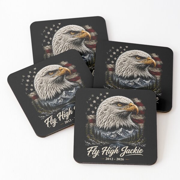 Item preview, Fly High Jackie Eagle, Big Bear Bald Eagle designed and sold by perkmingStudio.