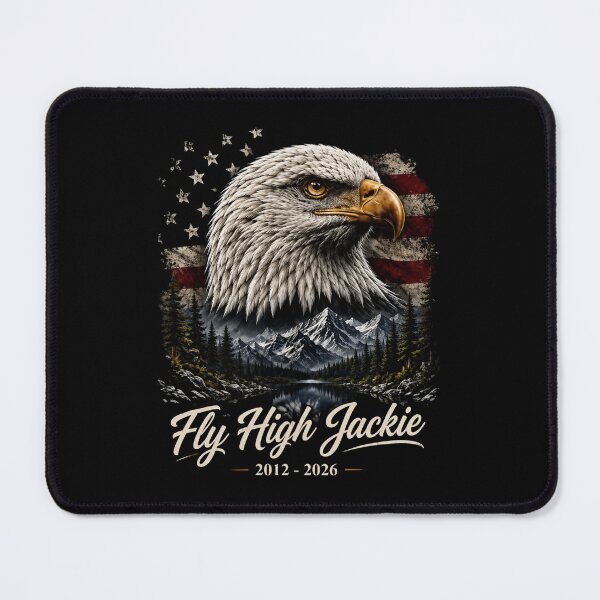 Item preview, Fly High Jackie Eagle, Big Bear Bald Eagle designed and sold by perkmingStudio.