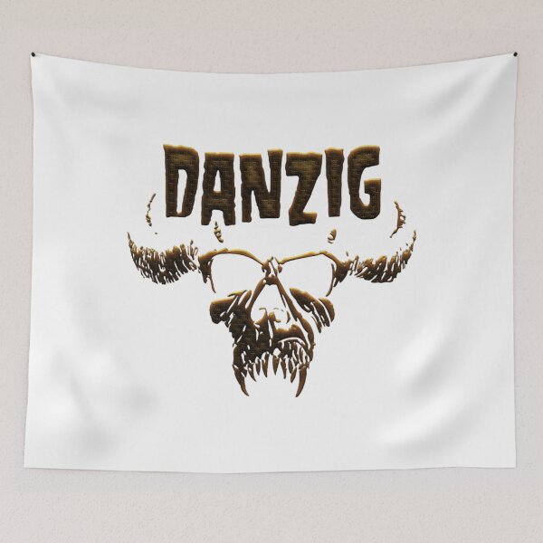 Item preview, Danzig Gold Metallic Skull Logo designed and sold by seikiofrol.