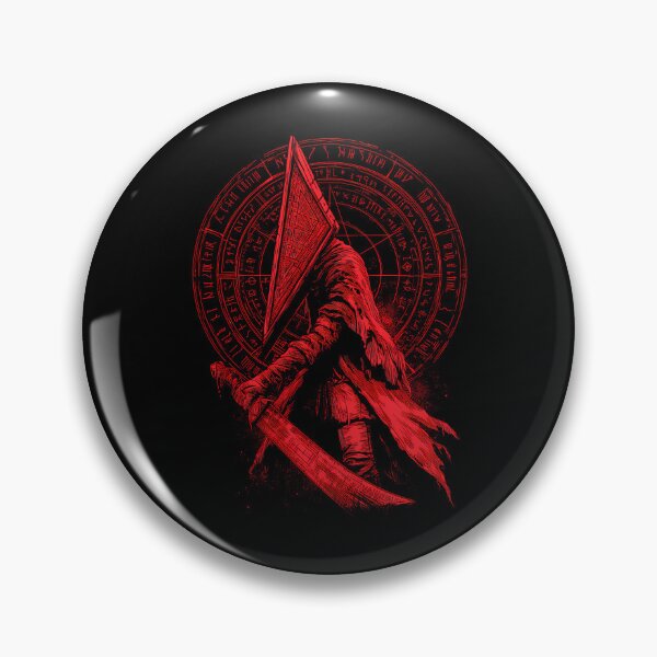 Item preview, Red Executioner Helmet Holding Great Sword Magic Circle designed and sold by rikimaru725.