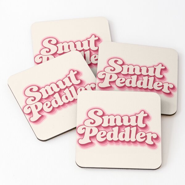 Item preview, Smut Peddler Funny Smut Retro Pink BookTok Romance Peddler Vinyl designed and sold by Yellowriversss.