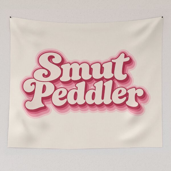 Item preview, Smut Peddler Funny Smut Retro Pink BookTok Romance Peddler Vinyl designed and sold by Yellowriversss.