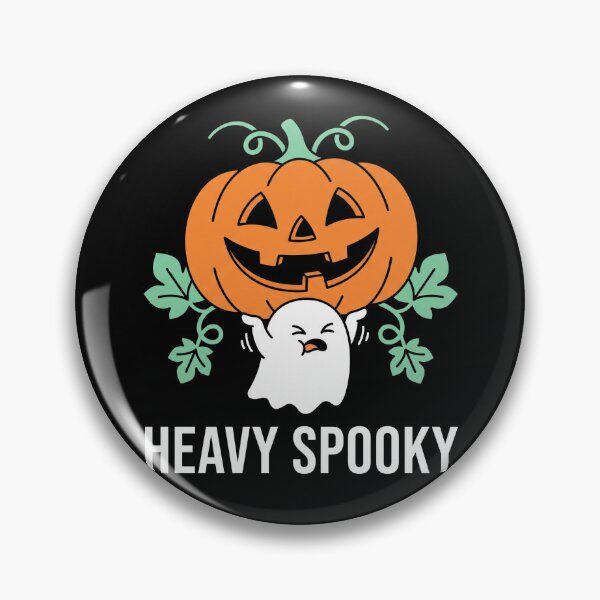 Item preview, Heavy Spooky Cute Ghost Lifting Giant Pumpkin Halloween designed and sold by TeNovaStudio.