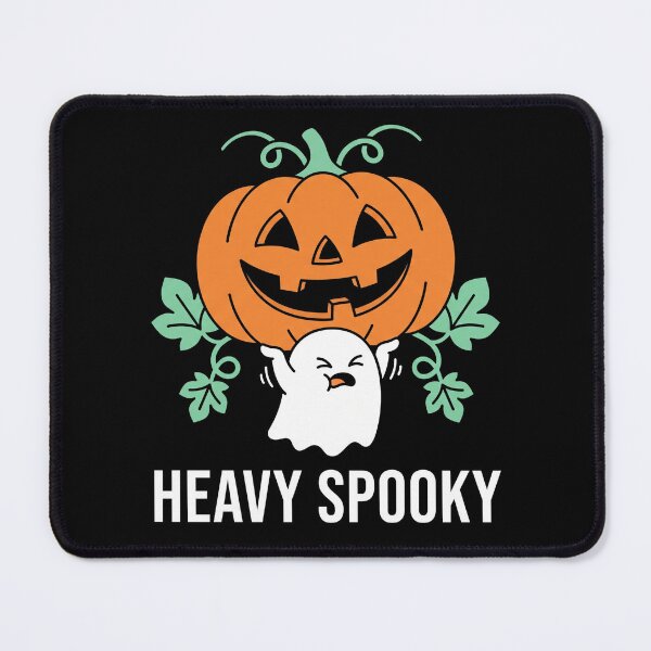 Item preview, Heavy Spooky Cute Ghost Lifting Giant Pumpkin Halloween designed and sold by TeNovaStudio.