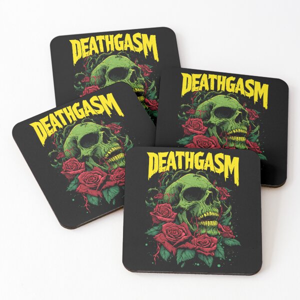 Item preview, Green Skull Surrounded By Red Roses Horror designed and sold by rikimaru725.