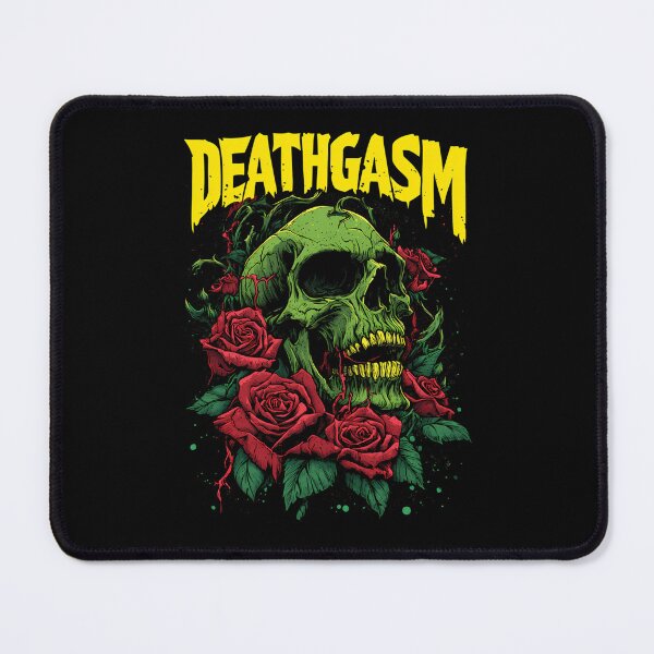 Item preview, Green Skull Surrounded By Red Roses Horror designed and sold by rikimaru725.