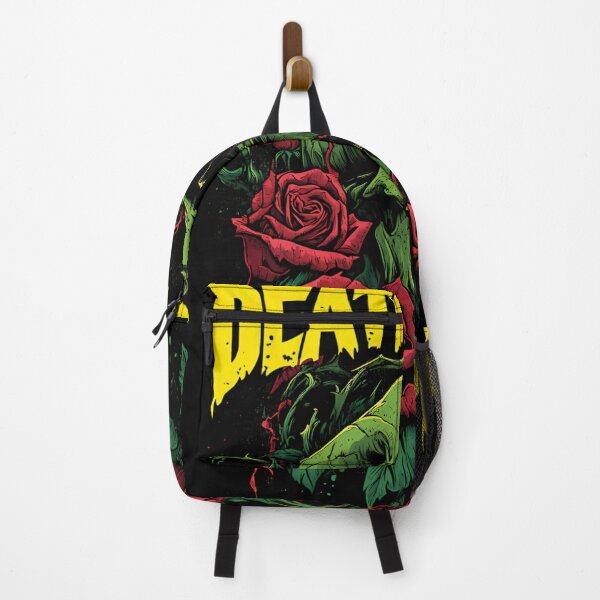 Item preview, Green Skull Surrounded By Red Roses Horror designed and sold by rikimaru725.