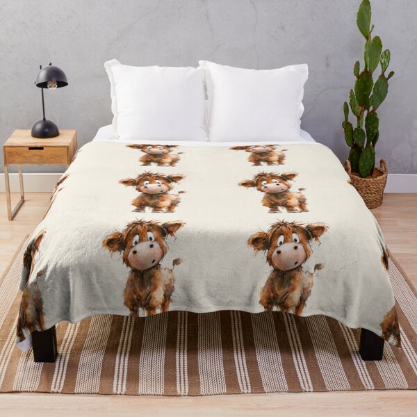 Item preview, Cute HiGHLaND CoW PRiNT SCoTTiSH ' Spike ' Designs BY SHiRLeY MacARTHuR designed and sold by Shirley MacArthur Art.
