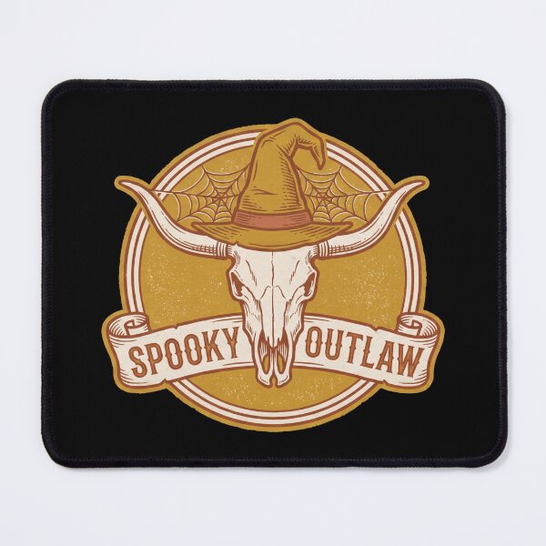 Item preview, Spooky Outlaw Bull Skull Witch Hat Western Halloween designed and sold by TeNovaStudio.