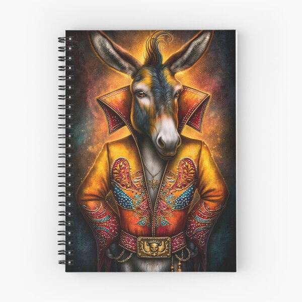 Item preview, Stylish Donkey In Vibrant Artistic Attire designed and sold by Artessie.