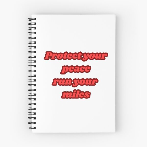 Item preview, Protect Your Peace Run Your Miles Aesthetic designed and sold by NotYourClub.