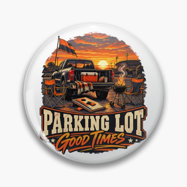 Item preview, Parking Lot Good Times Vintage Truck Tailgate Retro Sunset Tailgating Game Day designed and sold by ZIGLWORKS.