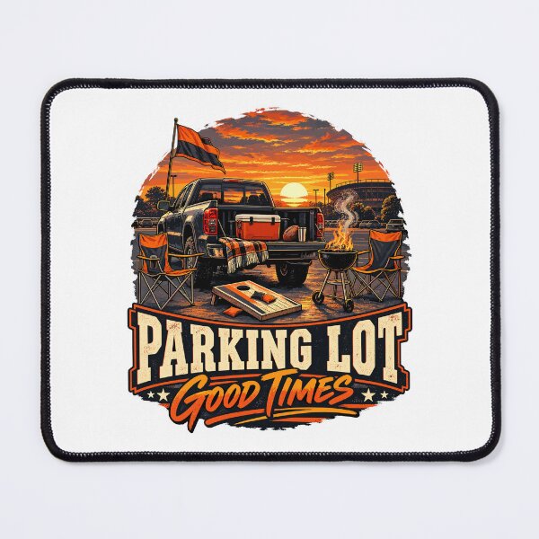 Item preview, Parking Lot Good Times Vintage Truck Tailgate Retro Sunset Tailgating Game Day designed and sold by ZIGLWORKS.