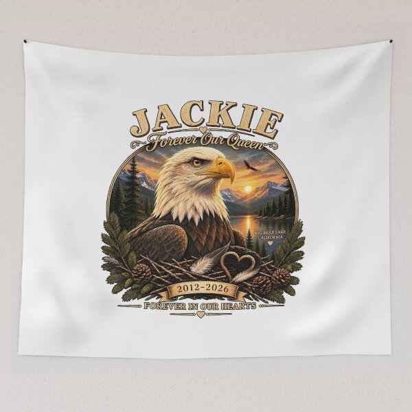 Item preview, Jackie And Shadow Eagles - Big Bear Bald Eagle Couple Tee designed and sold by regina-society.
